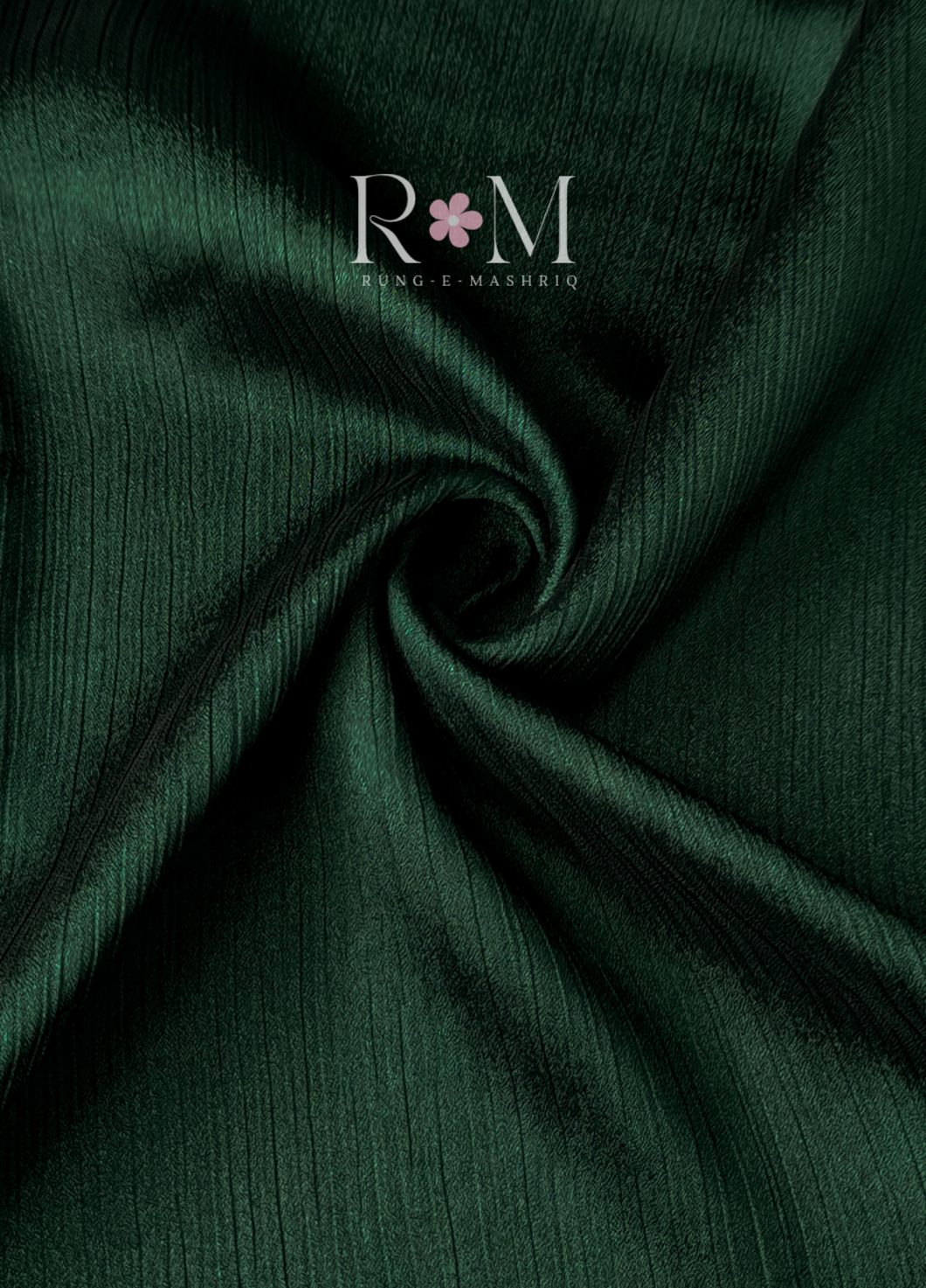 Crinkle Silk Hijabs - Emerald